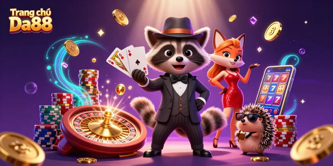 Experience intense gaming action at Trang chủ Da88 with thrilling characters and exciting casino elements.