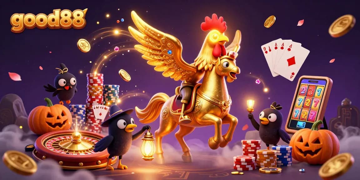 Engage with thrilling action at good88, where golden rooster adventures unfold in a vibrant casino realm.