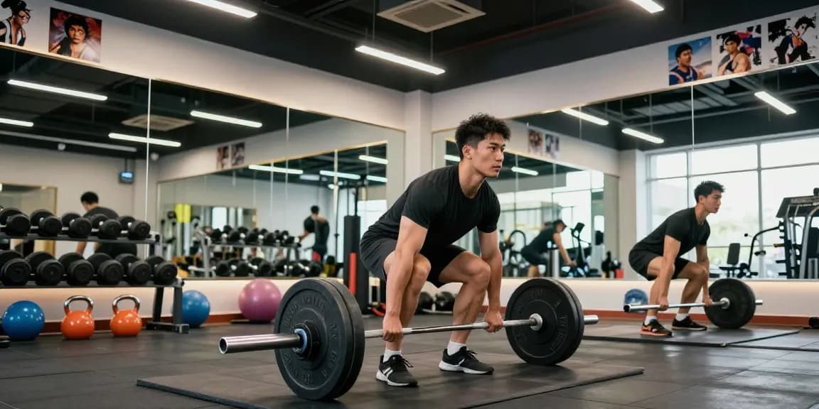 Prime Pharma Steroiden in a dynamic fitness training scene showcasing an athlete's dedication to strength training.