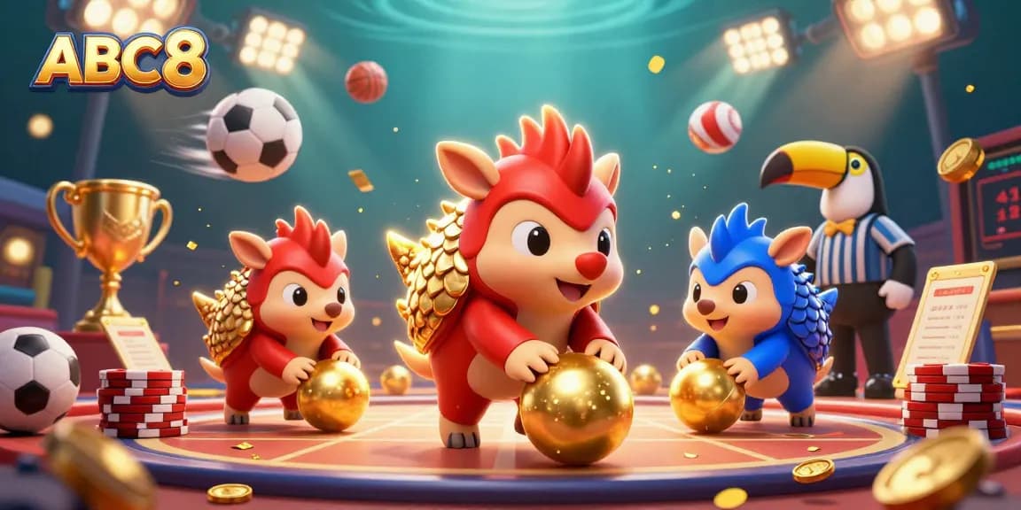 Engage with ABC8's thrilling gaming experience through rival pangolins bowling poker chips!