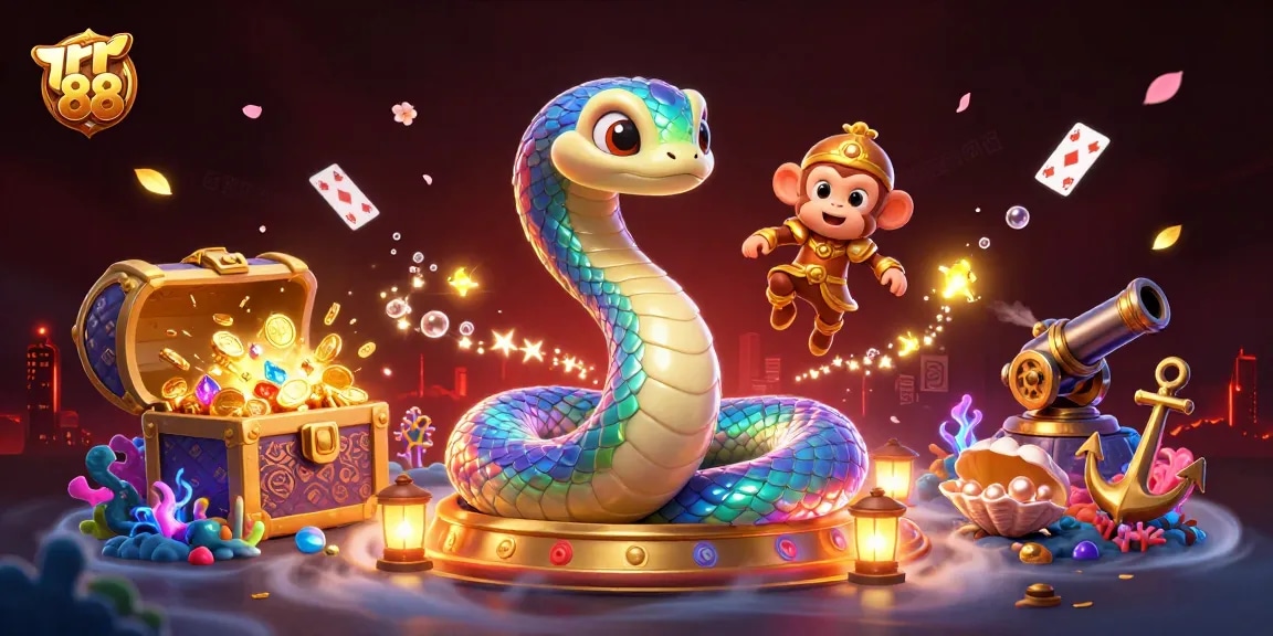 Win big with rr 88 at this vibrant casino illustration showcasing dynamic characters and rich game elements.