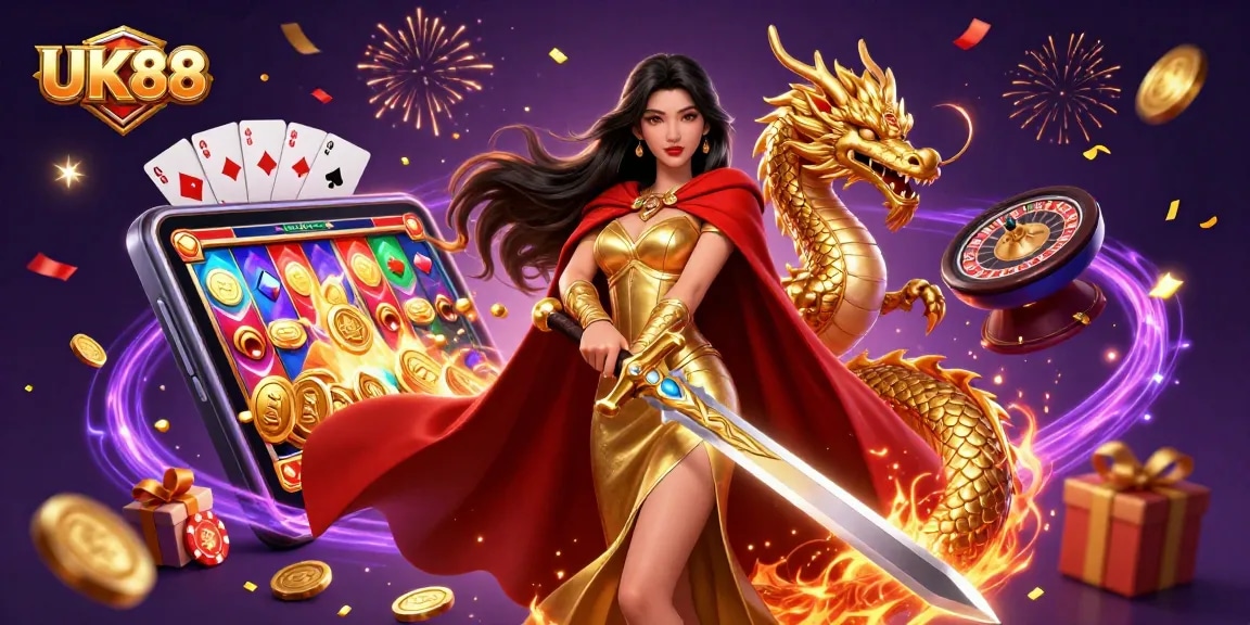 Unlock winning strategies with UK88's thrilling 3D casino adventure, filled with excitement and rich rewards.