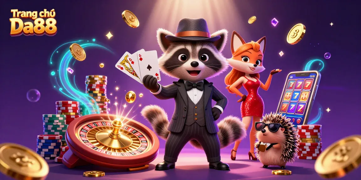 Experience intense gaming action at Trang chủ Da88 with thrilling characters and exciting casino elements.