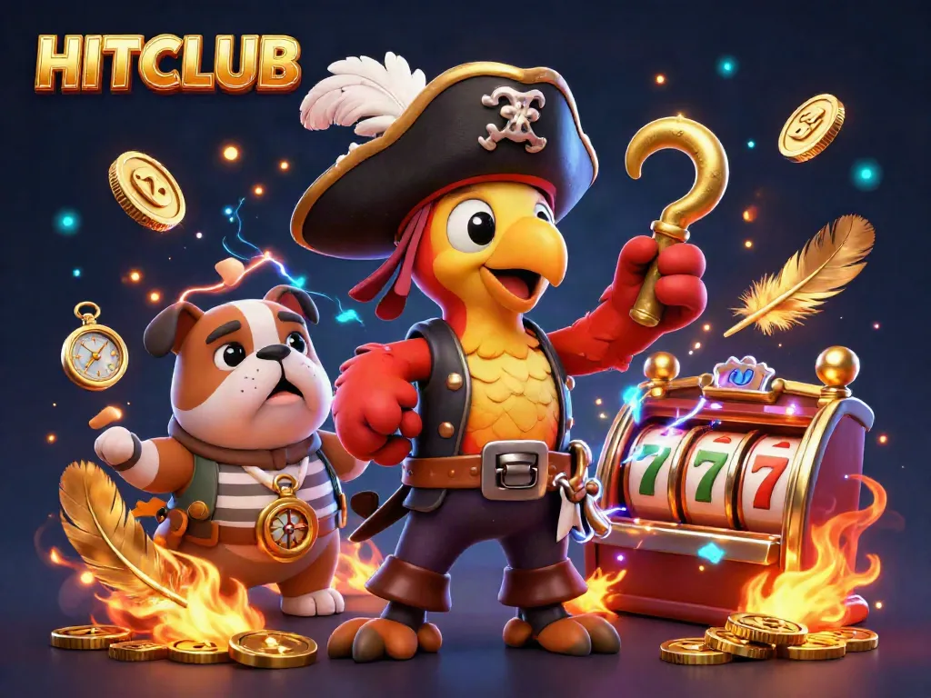 Engage in thrilling gameplay at HITCLUB with advanced slot machines and captivating pirate characters.