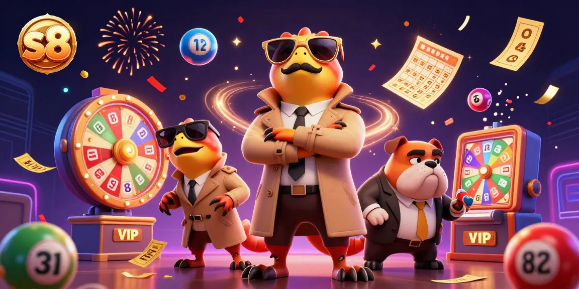 Experience thrilling gaming at s8, where playful raptors charm bouncers amid vibrant lottery excitement.