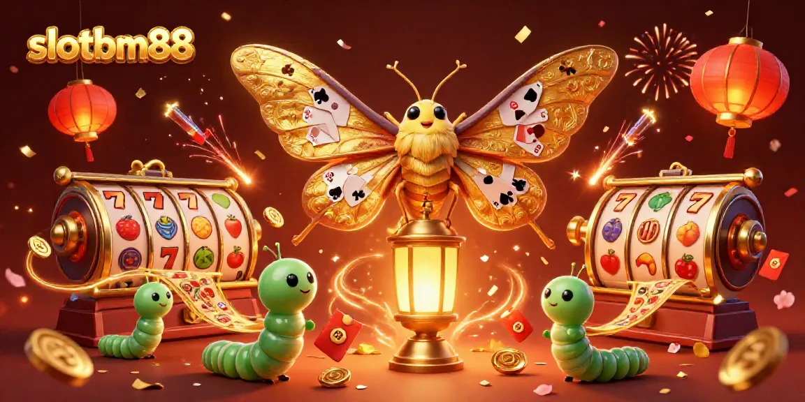 Engage with slotbm88's exciting slot games amidst celebration and vibrant visuals