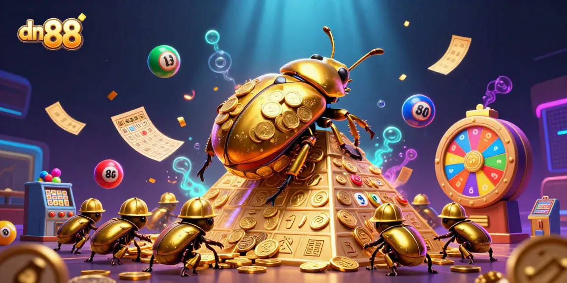 Experience the vibrant gaming world of dn 88 with colorful casino elements and dynamic action.