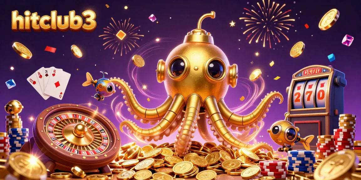Engage with hitclub3's thrilling 3D casino adventure filled with golden coins and vibrant game elements
