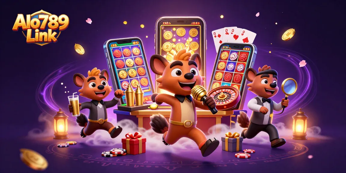 Experience the thrill of Alo789 Link as hyenas bring comedy to the casino floor.