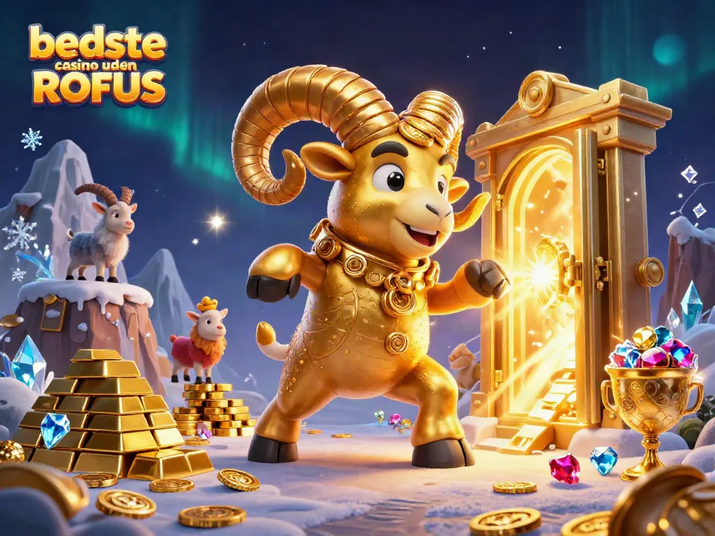 Experience the thrill at bedste casino uden ROFUS with a vibrant, dynamic illustration of winning moments.