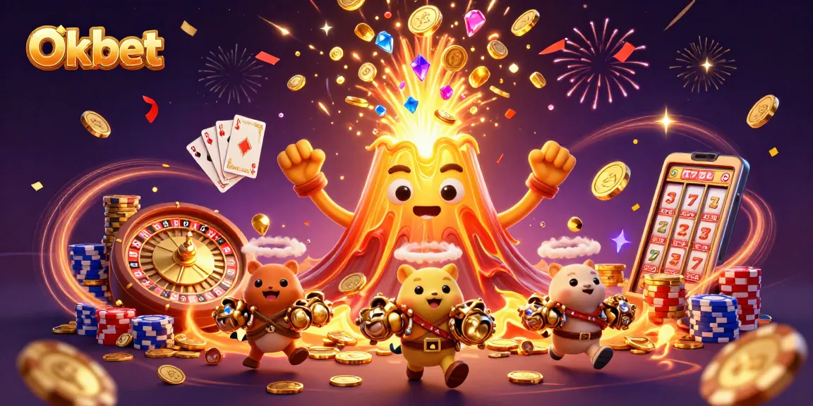 Oxbet delivers thrilling casino action with a golden volcano and treasure in a magical atmosphere.