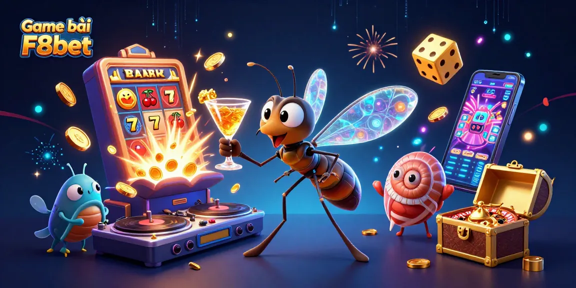 Experience thrilling gameplay with Game bài F8bet featuring unique characters and vibrant casino elements.