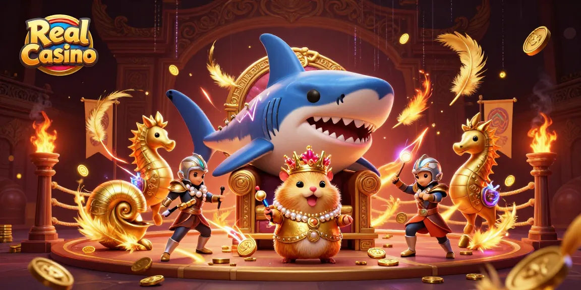 Engage with thrilling action at Real Spin Casino, showcasing vibrant gaming elements in a seafaring fantasy.