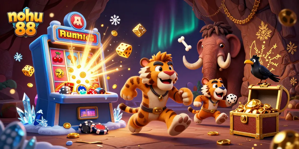 Nohu 88 players win jackpots at a lively casino with a fun prehistoric theme.