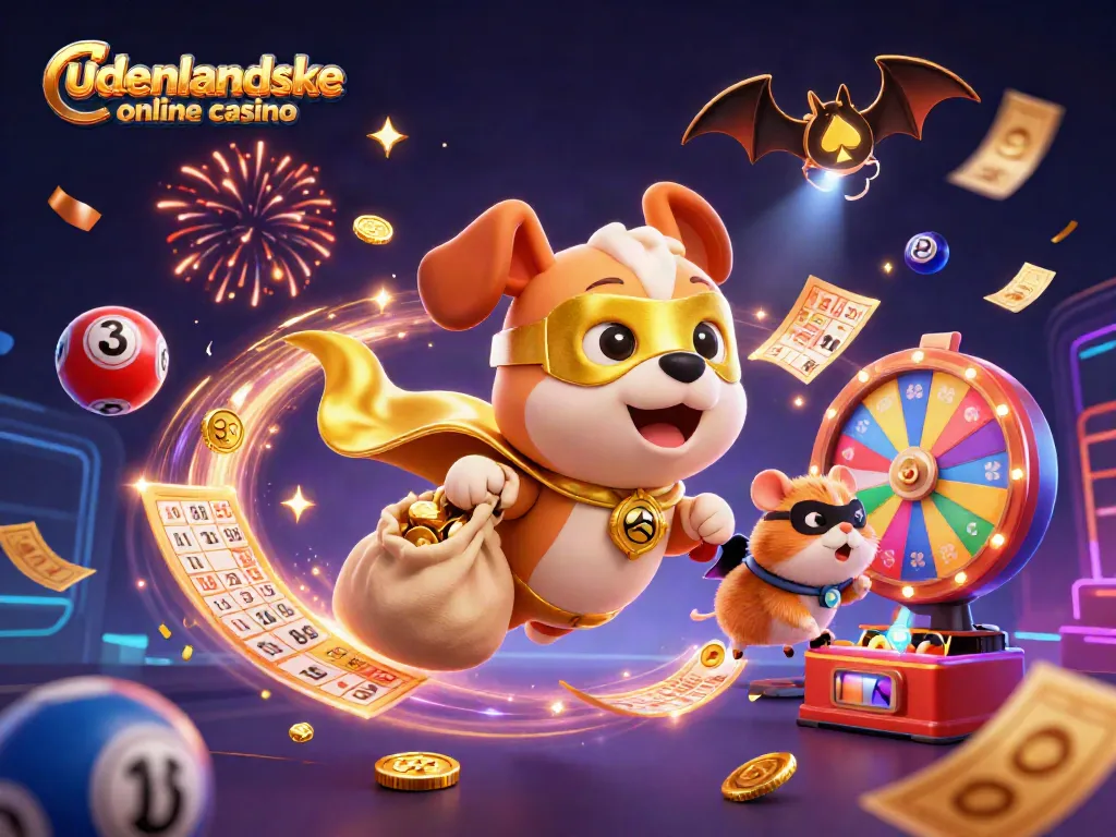 Engage with udenlandske online casino through vibrant gaming elements and fun animated characters.
