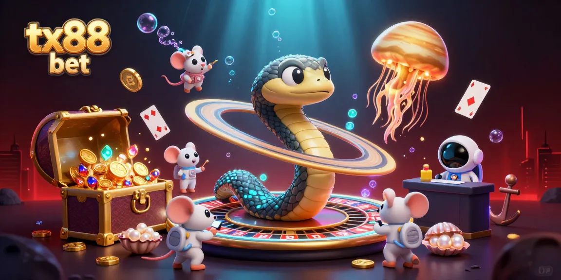 Experience immersive betting action in tx88 bet with vibrant characters and dynamic casino elements.
