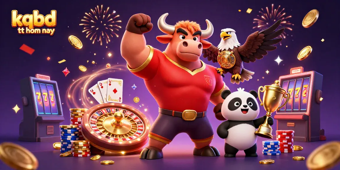 Experience thrilling sports betting with kqbd tt hom nay, featuring an animated victory scene.