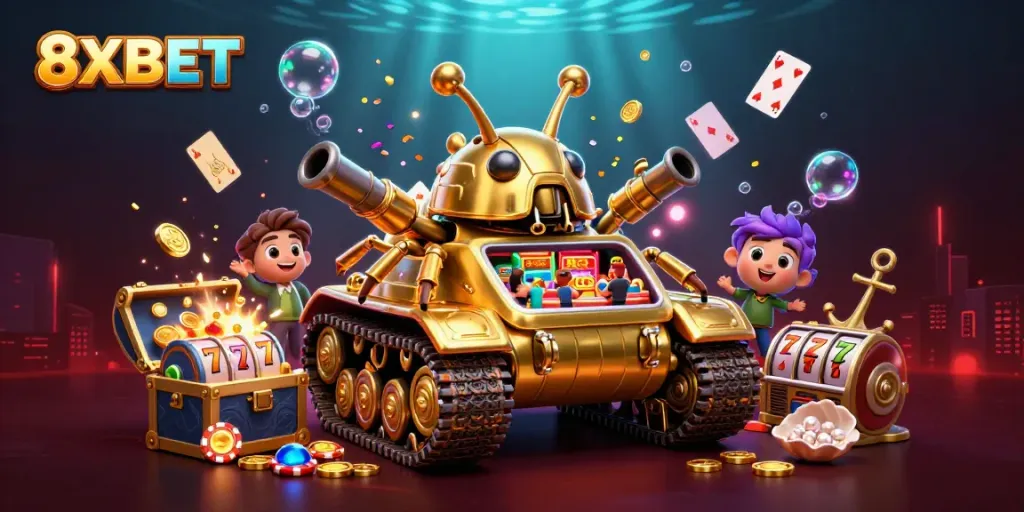 Experience interactive gaming at 8XBET with vibrant elements and exciting casino features.
