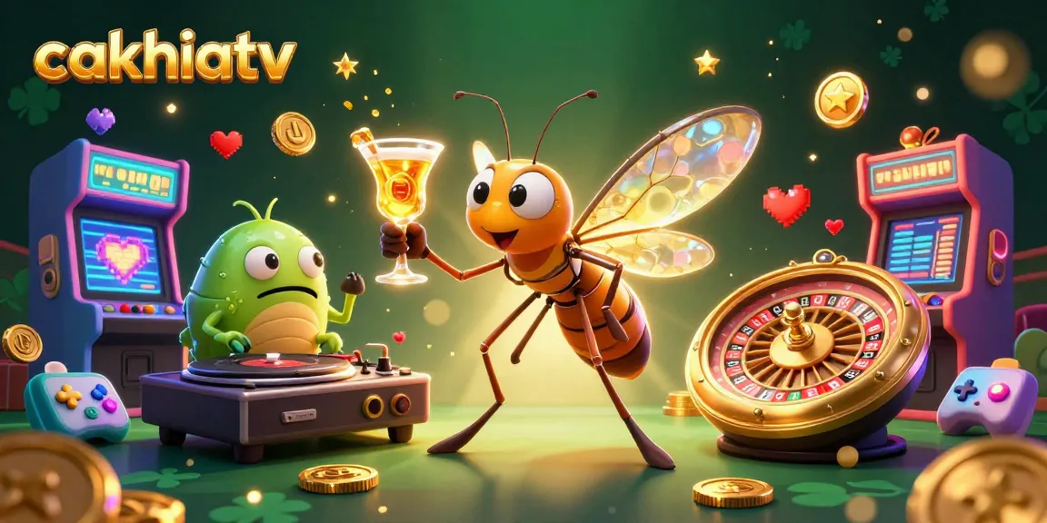 Experience thrilling gameplay at cakhiatv with vibrant characters amidst a dynamic casino scene.