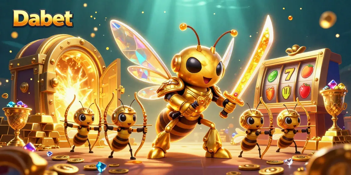 Dabet engages players with vibrant slot games and dazzling treasures from a virtual casino.