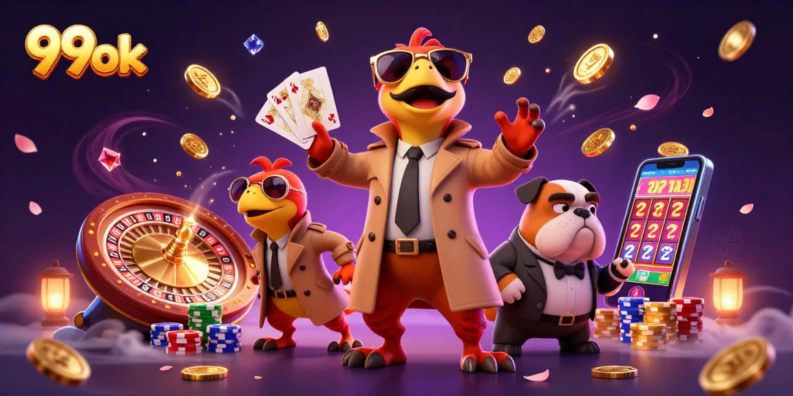 Join the fun at 99ok as raptors in disguise enter a VIP casino lounge!