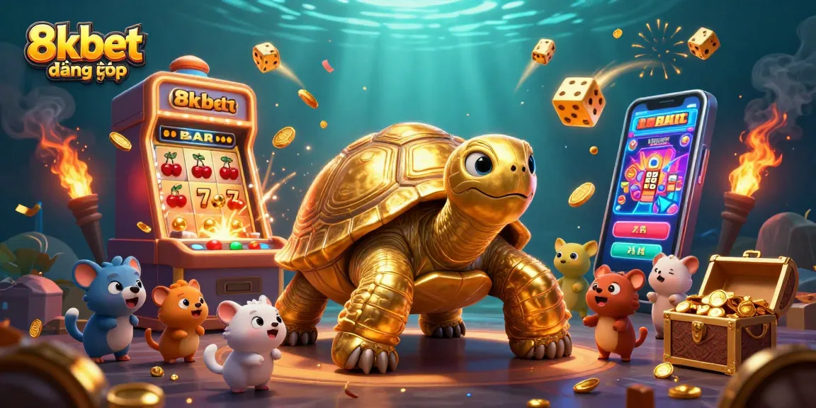 Experience exciting games at 8xbet đăng nhập with vibrant scenes of casino activities and joyful characters.