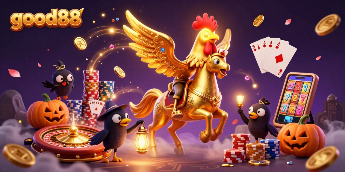Engage with thrilling action at good88, where golden rooster adventures unfold in a vibrant casino realm.